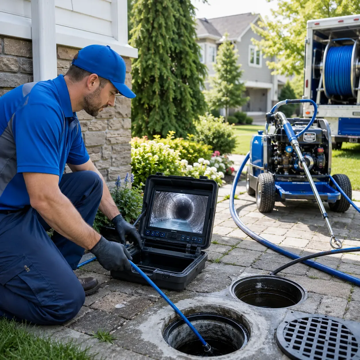 Outdoor drain cleaning professionals serving Proctorsville, VT